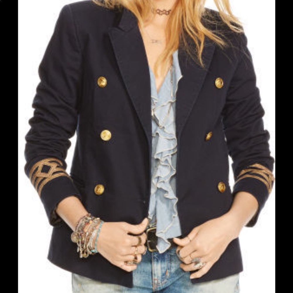 Ralph Lauren Denim & Supply Military Blazer Jacket - Picture 1 of 6